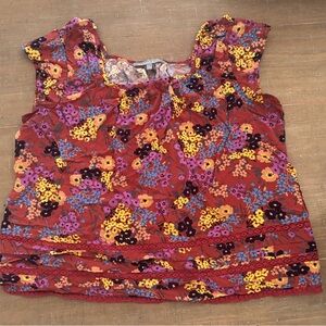 Daniel Rainn Persephone Pleated Hem Blouse XL